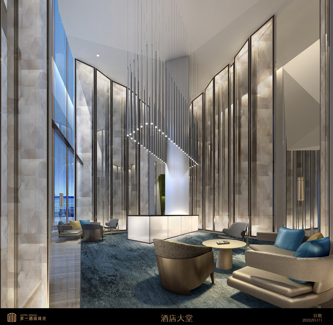 酒店大堂设计方案 — 第3张