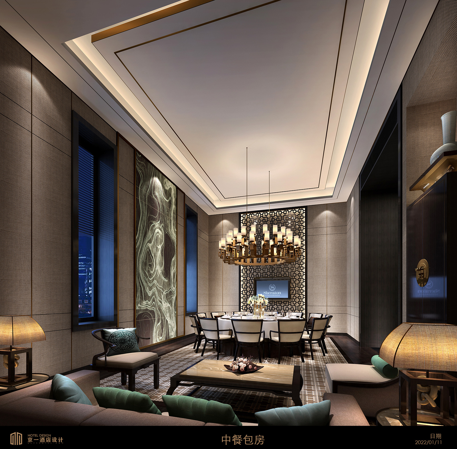 酒店餐厅包房设计方案 — 第3张