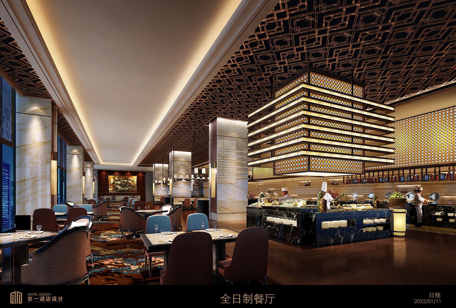 中式全日制餐厅设计方案 — 第4张