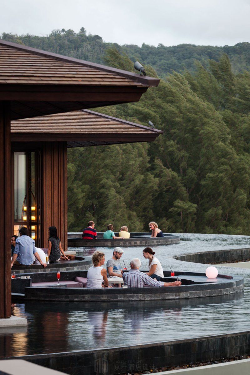 品牌酒店设计露台泳池