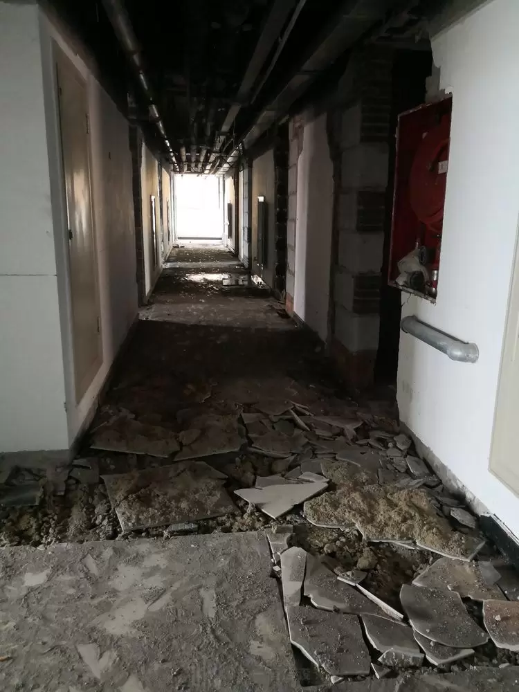 酒店装修施工现场照片