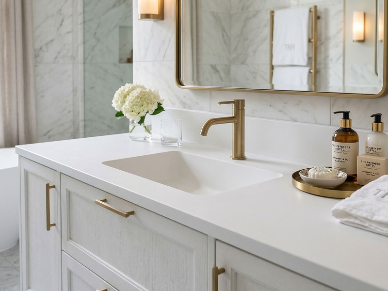 2025奢华卫浴趋势解读：酒店人造石浴缸定制新风向