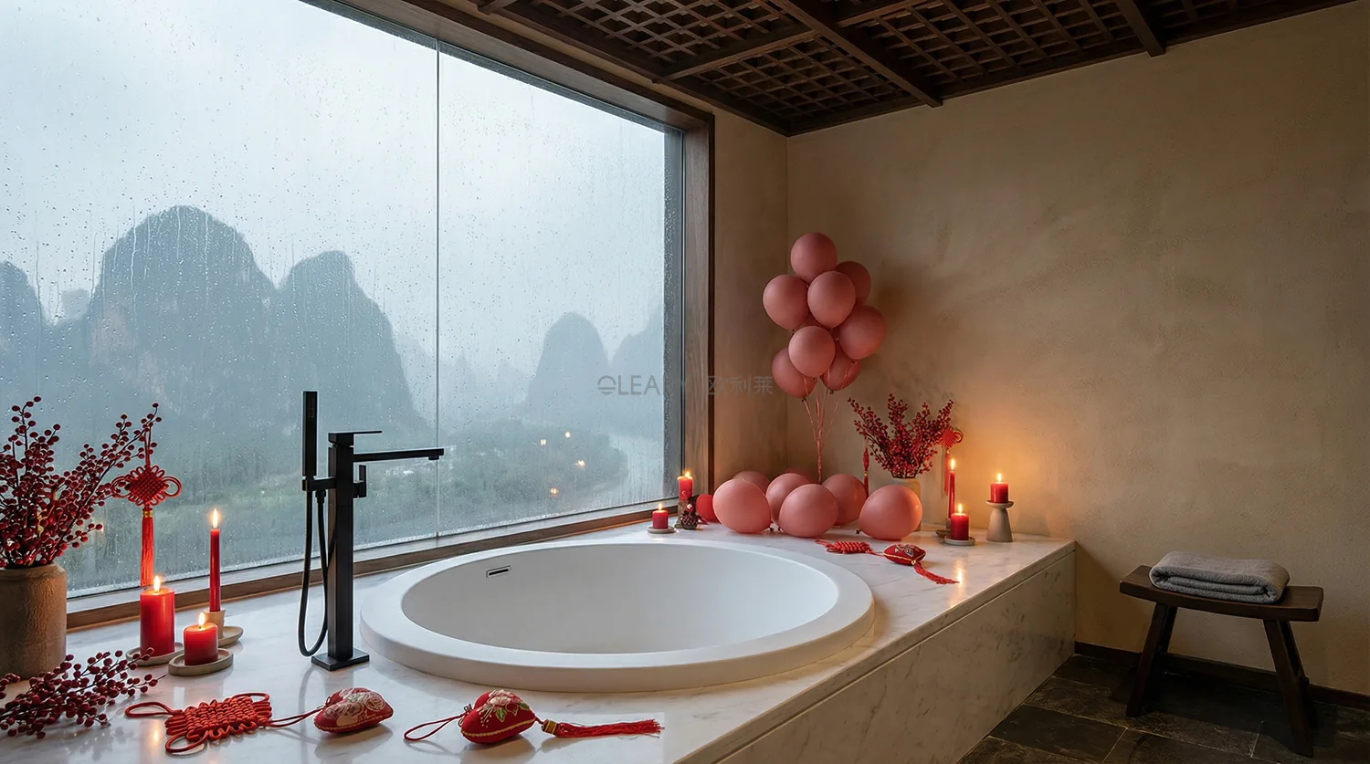 岩板洗手盆边角处理细节