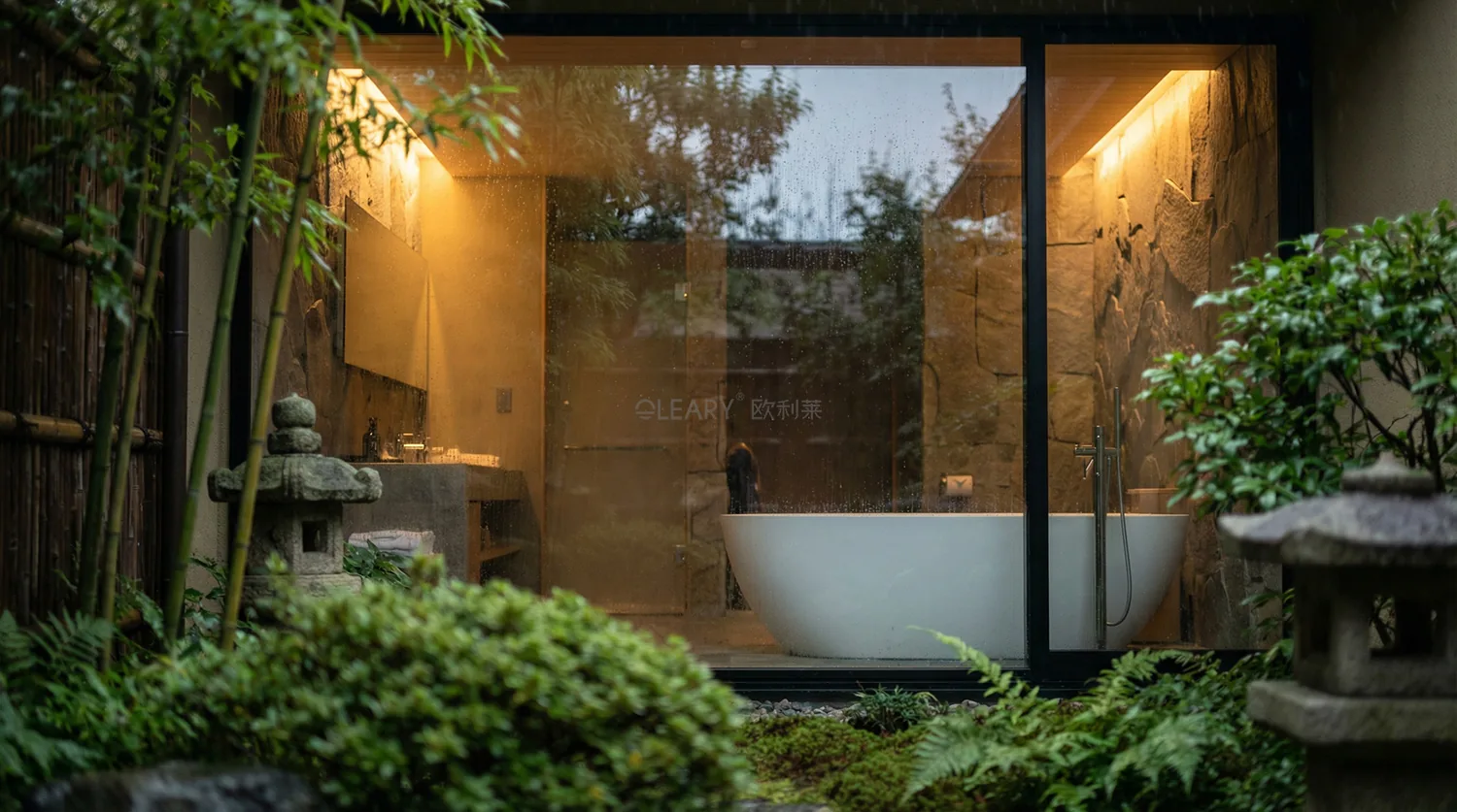 儿童与成人洗手台高度对比定制卫浴方案