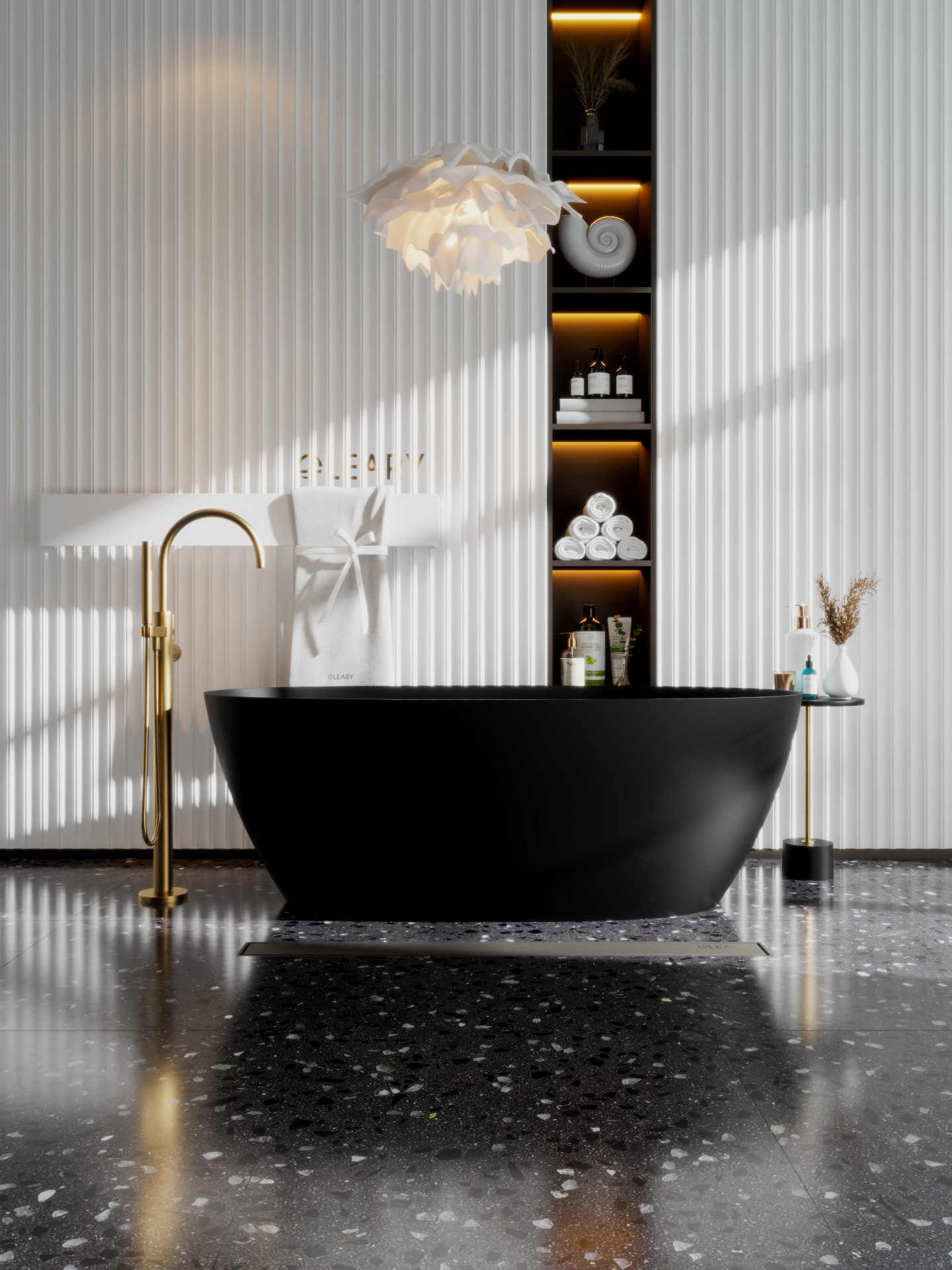 椭圆形独立式人造石浴缸 | OLEARY定制浴缸 | 1300-1700mm多尺寸可选 — 第3张