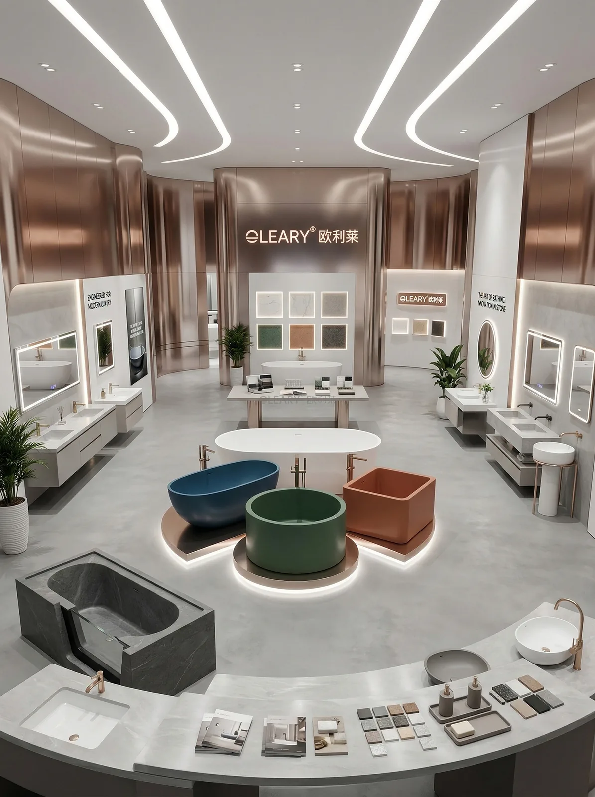 人造石浴缸酒店工程应用实景，展示人造石浴缸优点