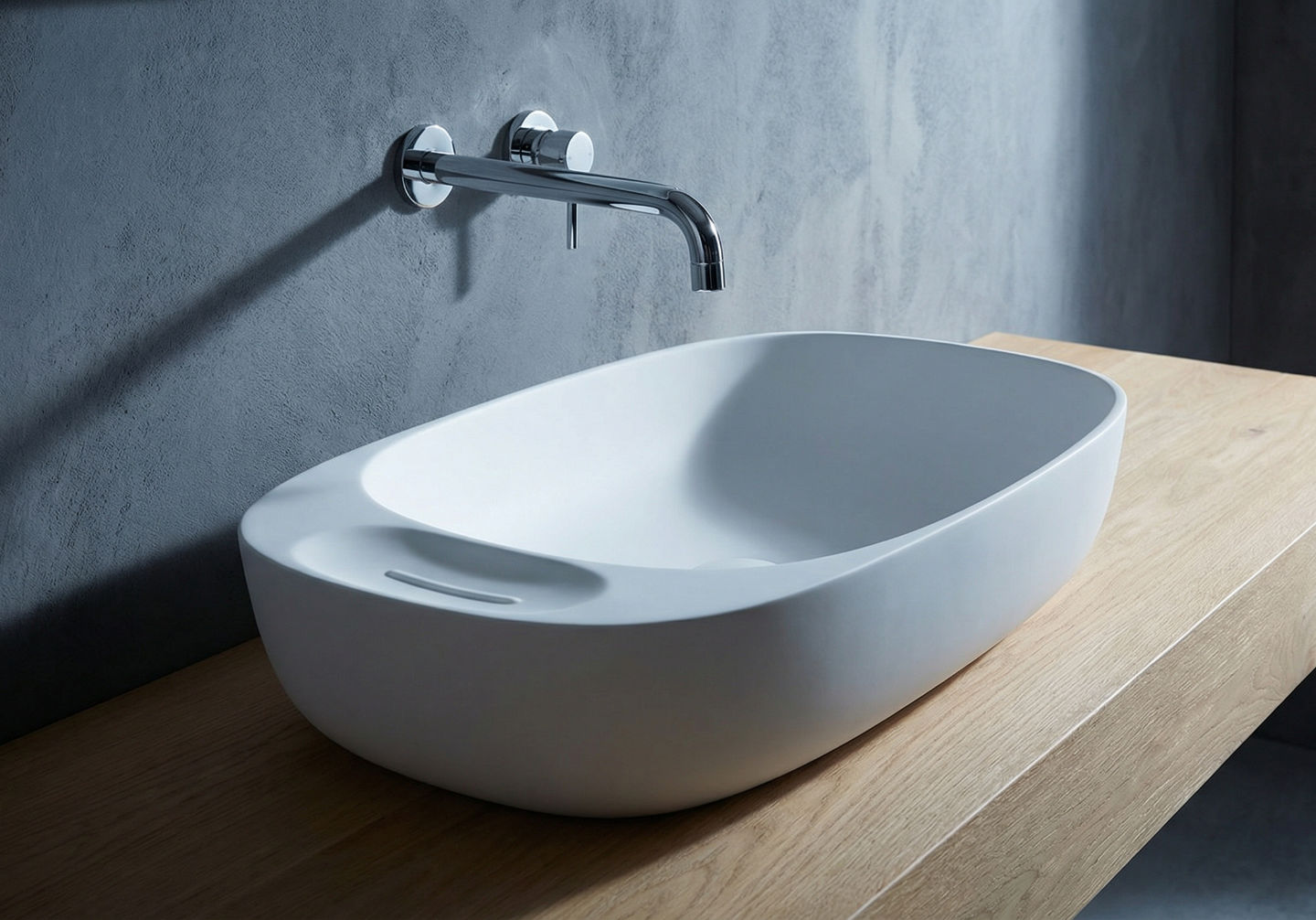 白色人造石台盆定制指南：酒店卫浴如何选择高品质台上盆