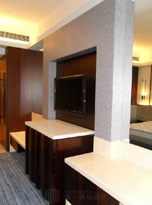 酒店客房装修施工现场图片