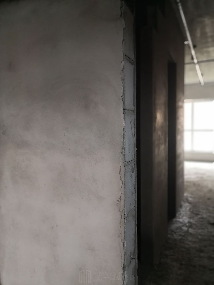 酒店过道施工现场