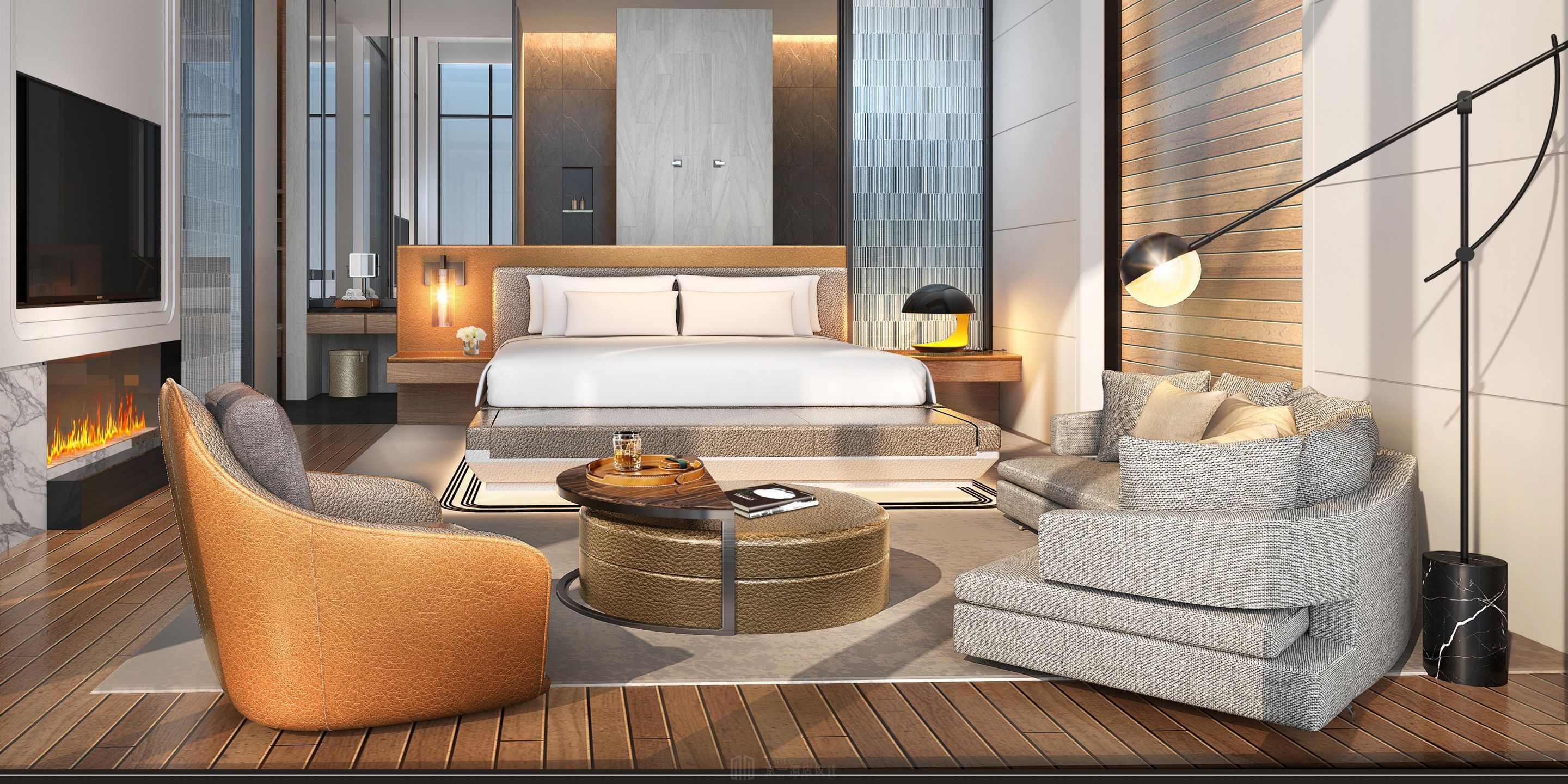 深圳大型酒店设计_标准客房