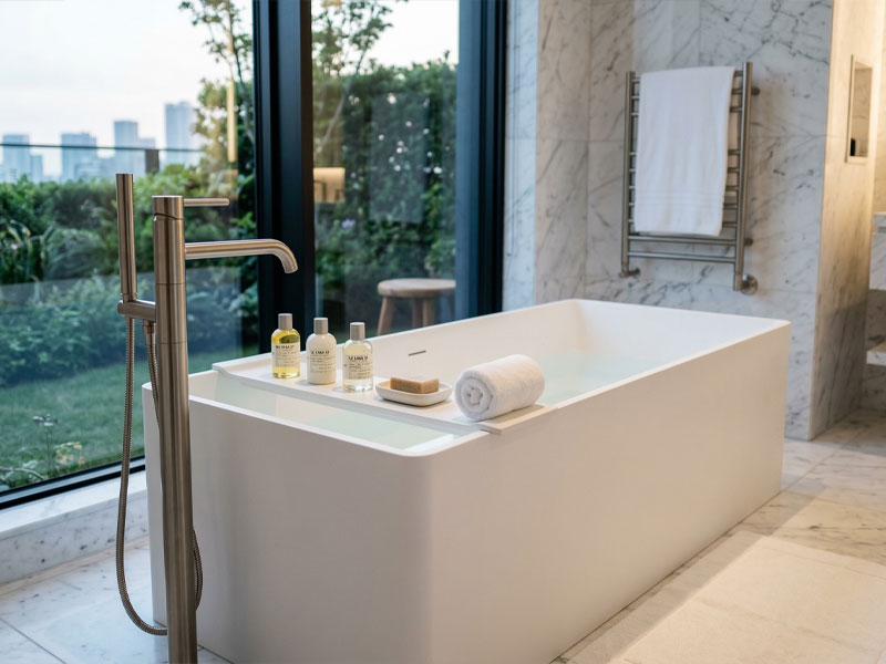 人造石哑光浴缸